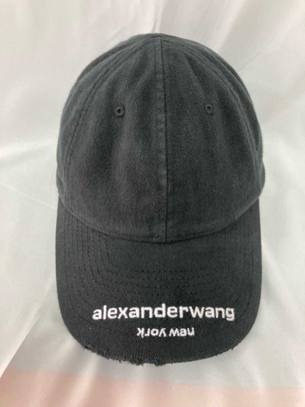 Alexander Wang Black Logo Baseball Cap